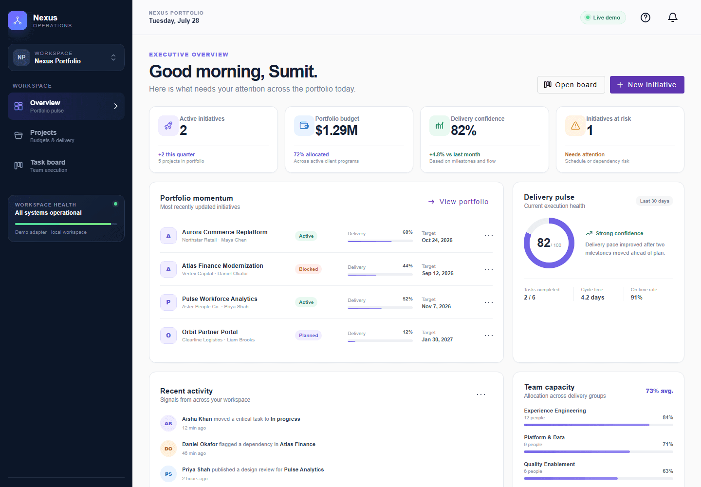 NexusERP preview